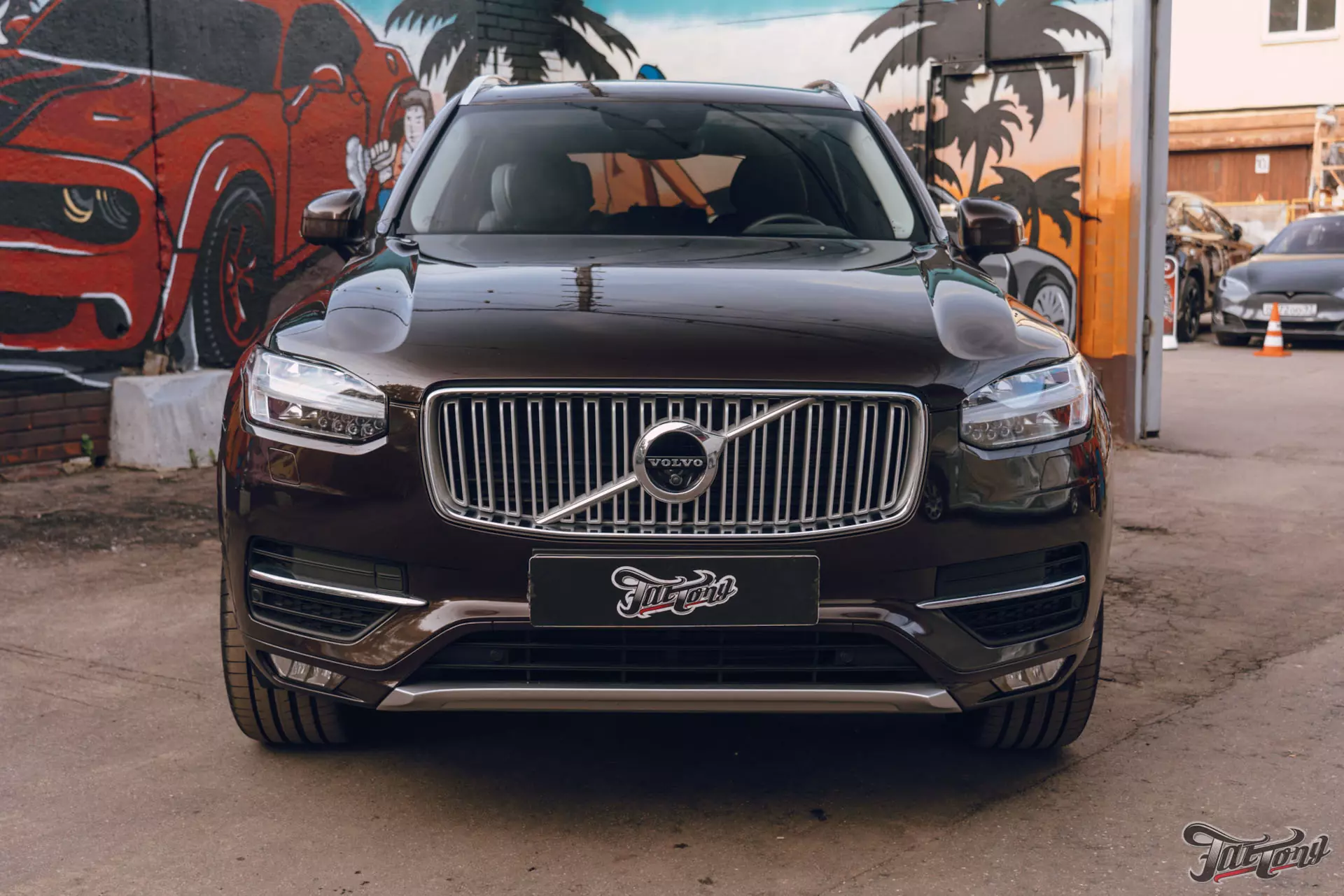 Окрас дверей на Volvo XC90